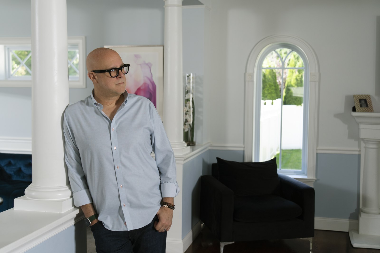An environmental founder branding portrait by Len Marks Photography